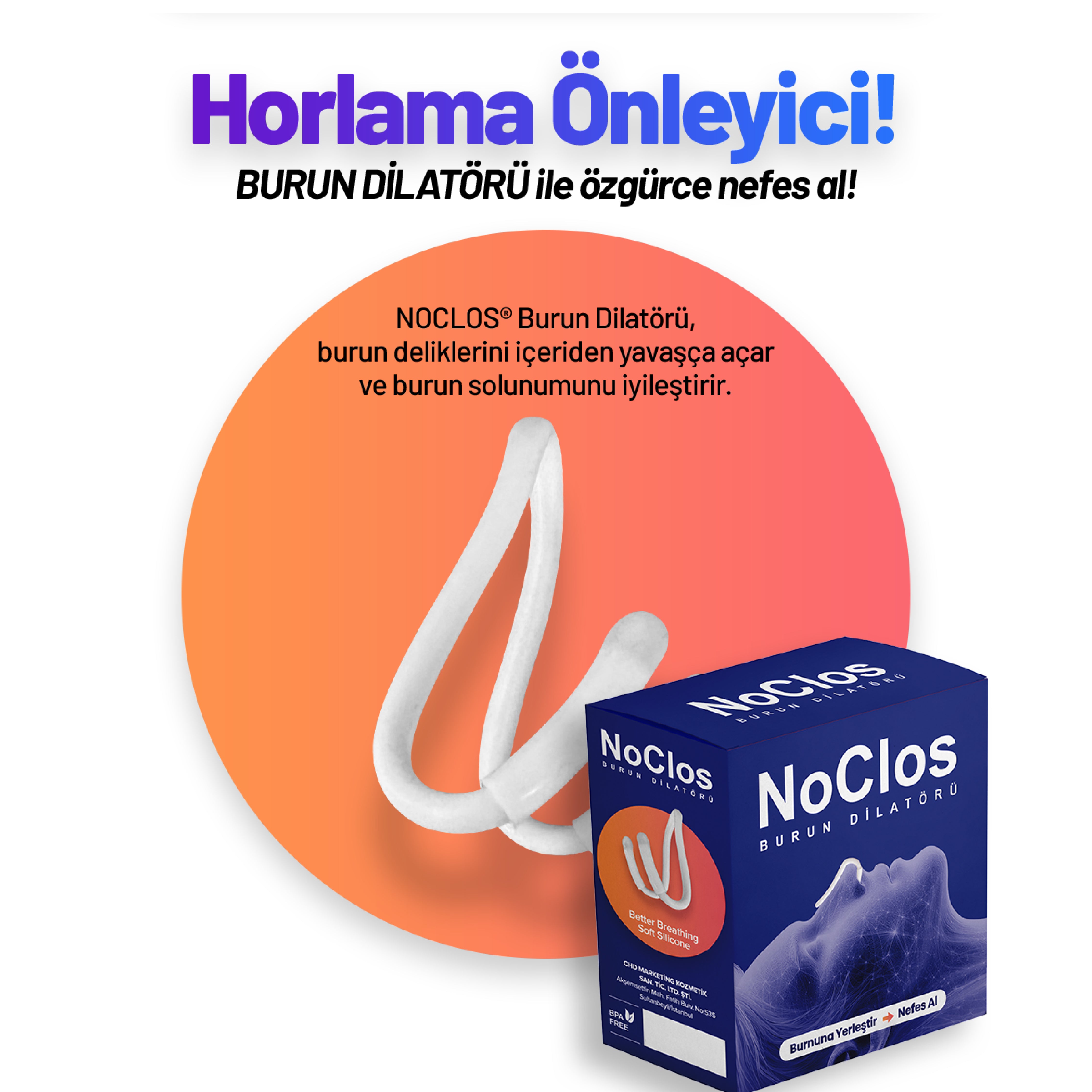 Horlama Önleyici - Beyaz