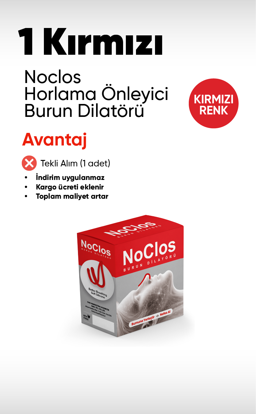 noClos 1 Kırmızı Adet