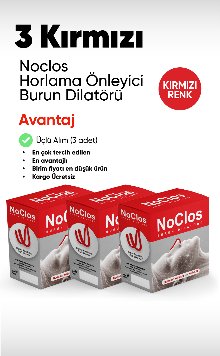 noClos 3 Kırmızı Adet