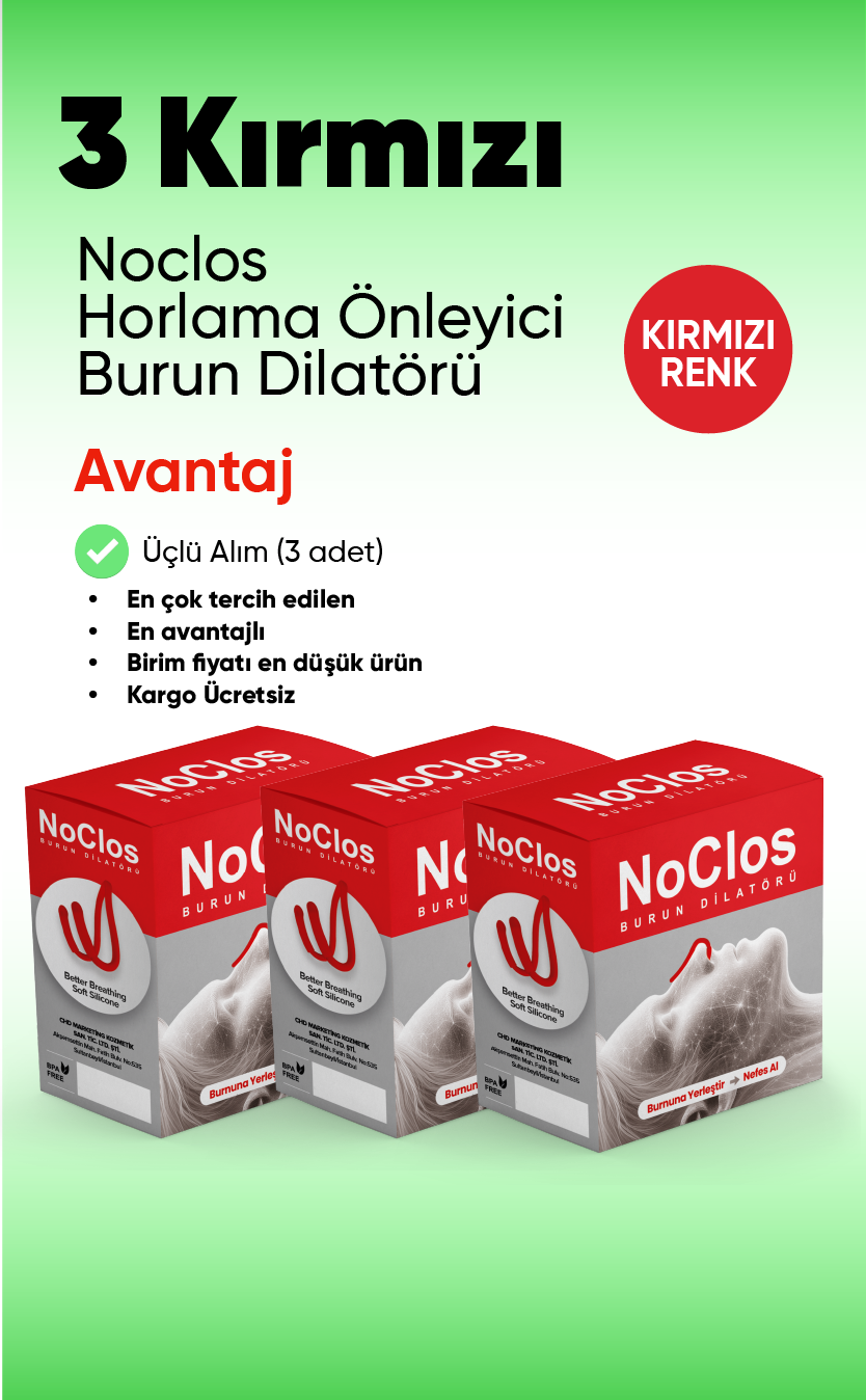noClos 3 Kırmızı Adet